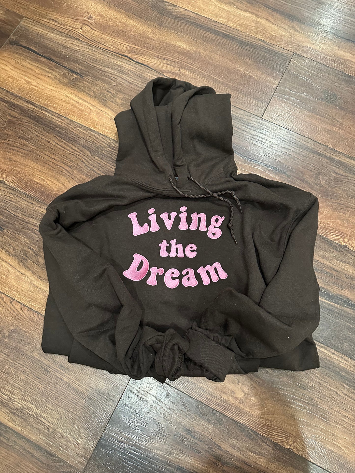 Living The Dream Embroidered Hoodie