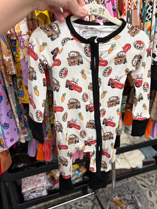 Easter Cars Bamboo Zippy