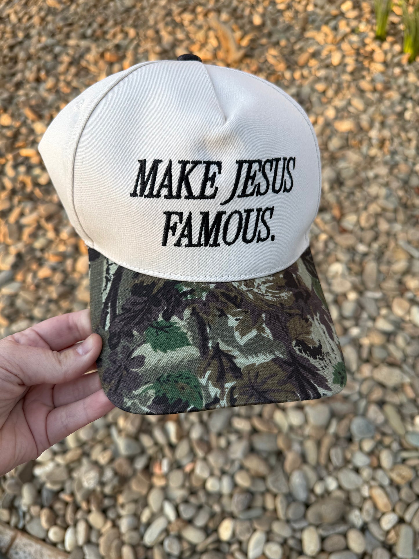 Faith Based Embroidered Trucker Hat