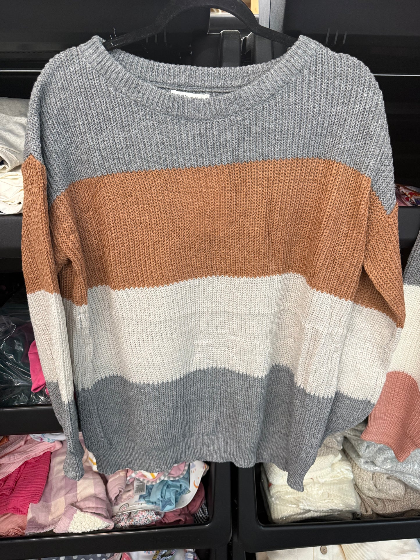 Chestnut Trail Color Block Sweater