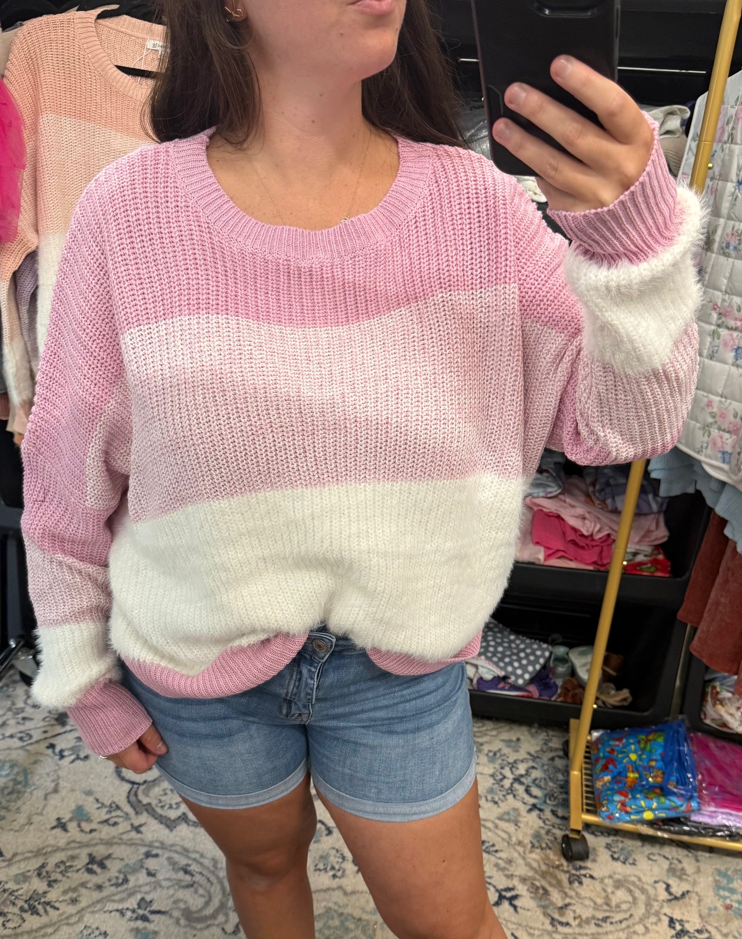 Autumn Blush Sweater