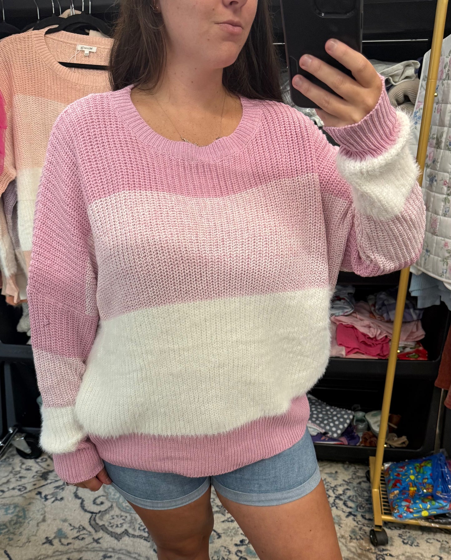 Autumn Blush Sweater