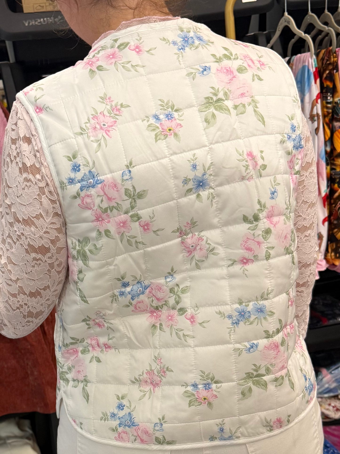 Bloom & Bow Quilted Vest