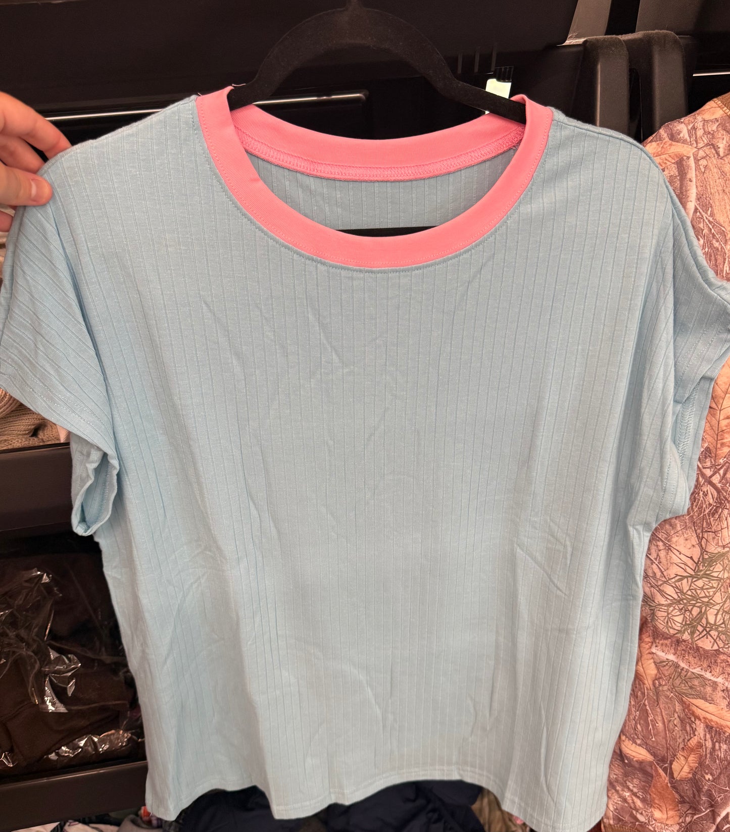 Cotton Candy Skies Ribbed Shorts Set