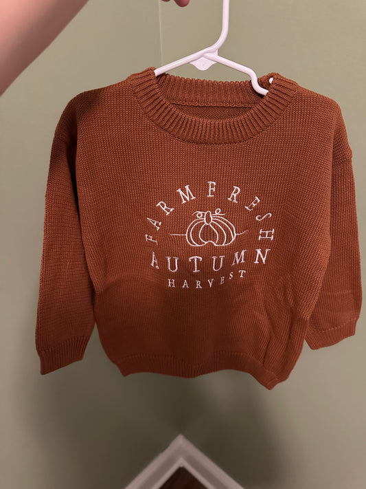 Farm Fresh Harvest Knit Sweater