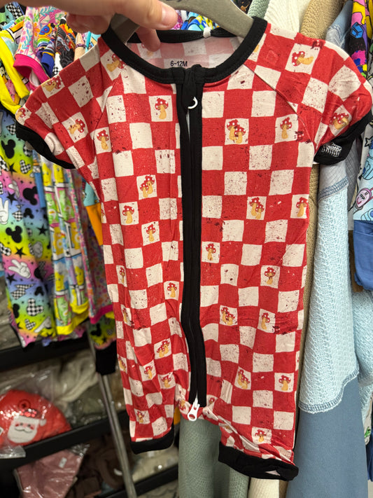 Mushroom Checkered Shortie
