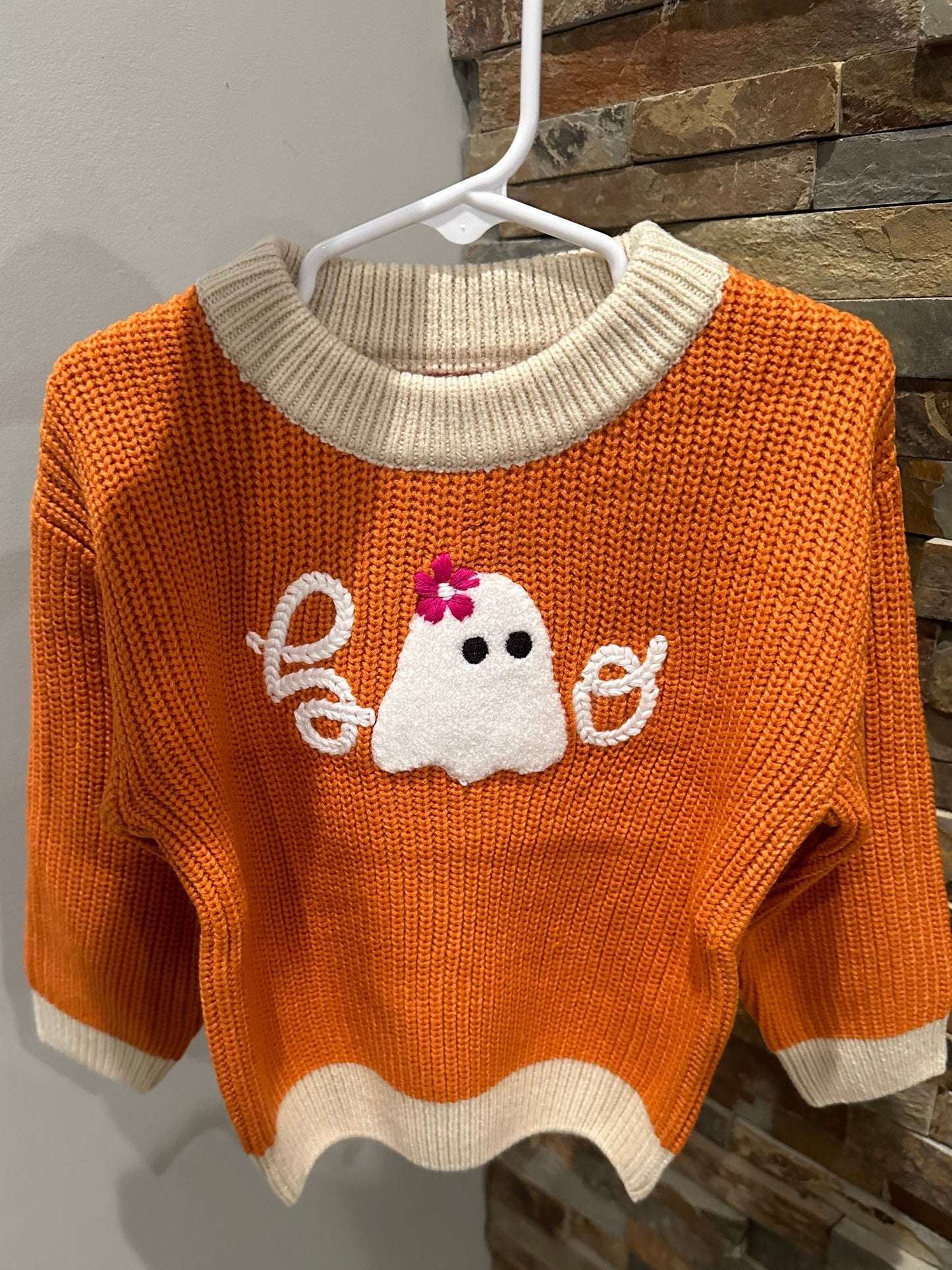 Boo Knit Sweater 2/3T