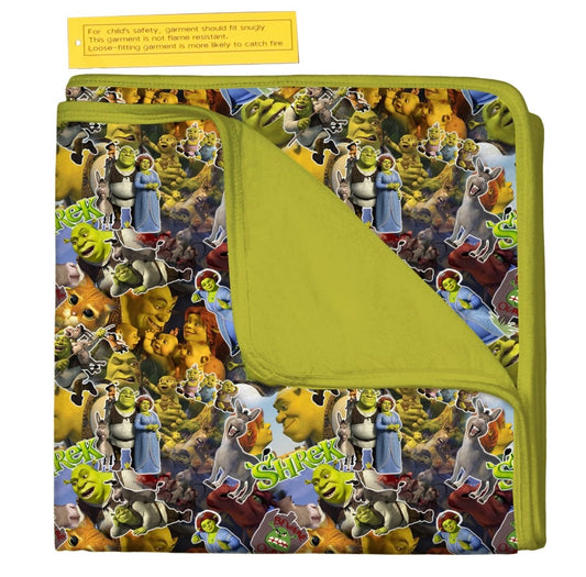 Shrek 50 X 50 Bamboo Blanket