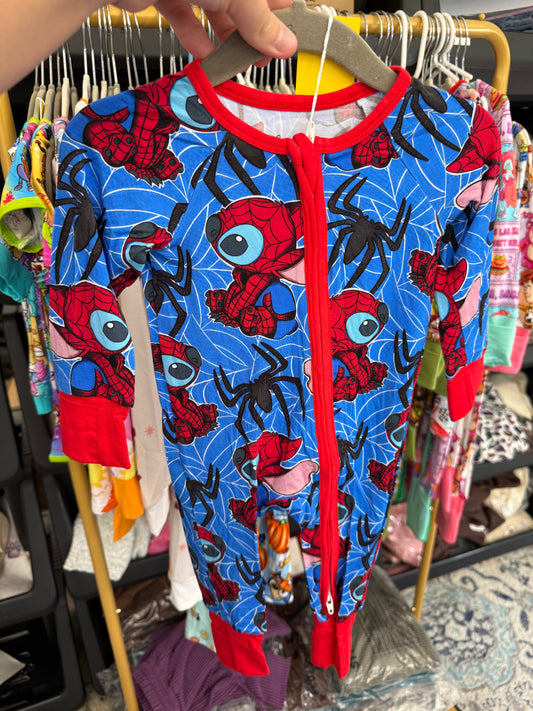 Spiderman/Stitch Mash Up Zippy