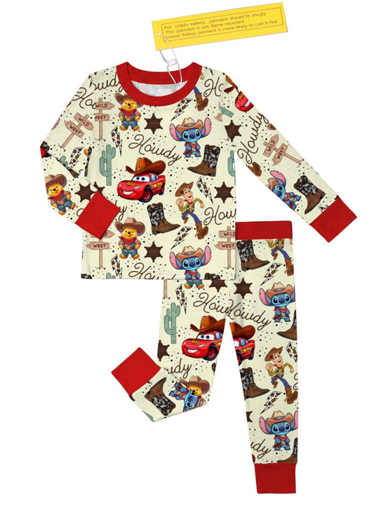 Western Characters Pants Set