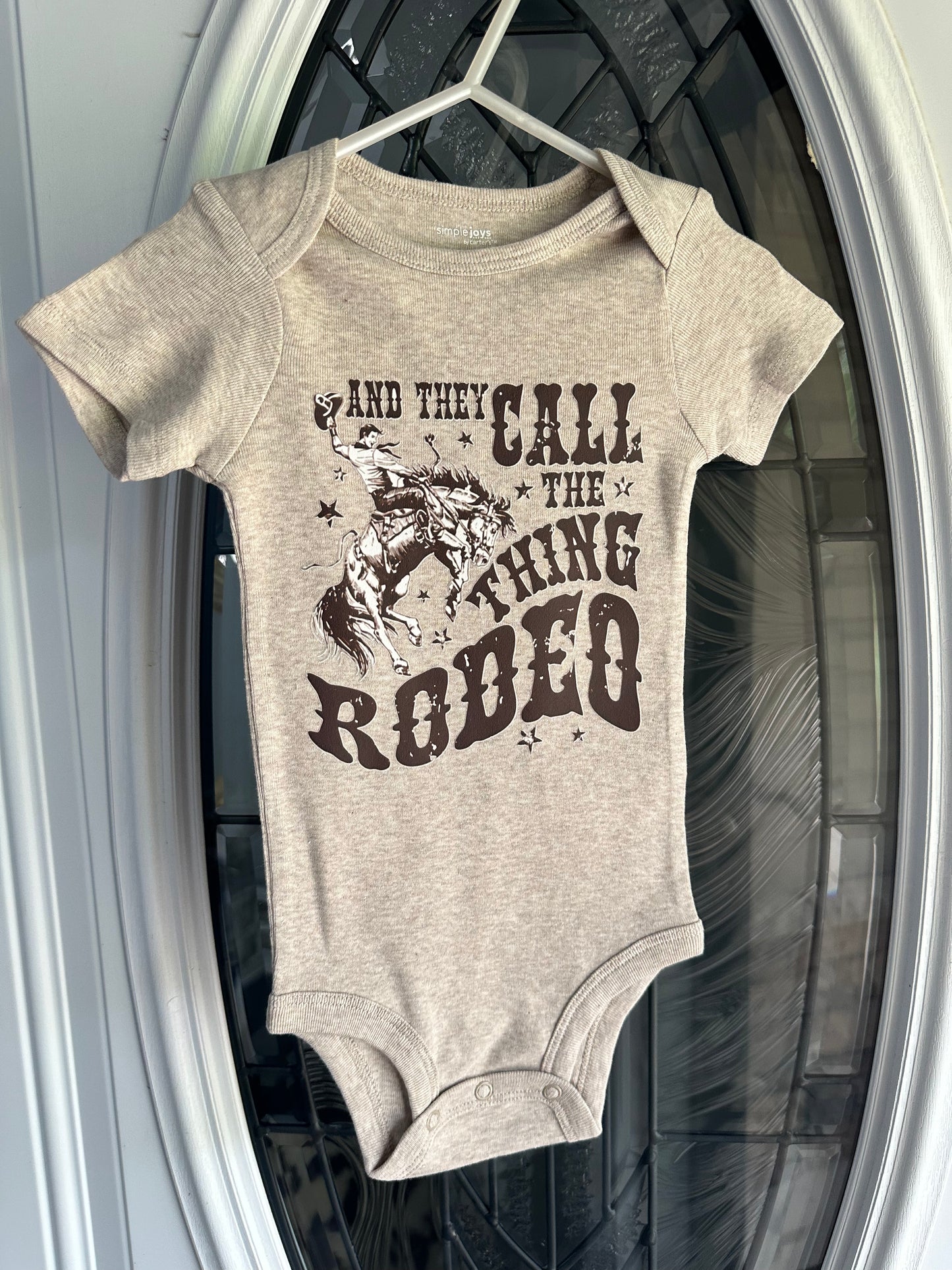 Call The Thing Rodeo Onesie