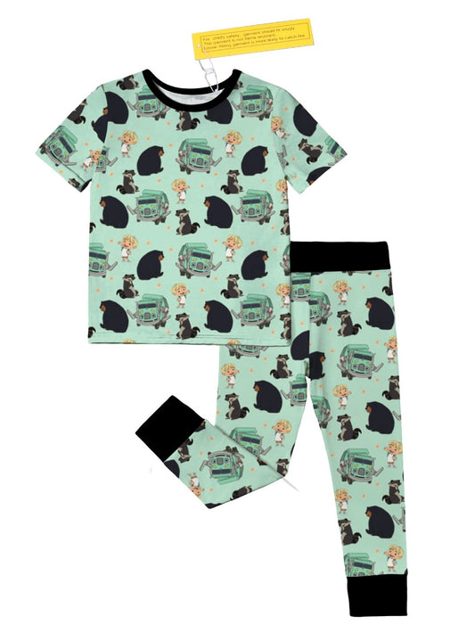 Trash Truck 2 Piece Short Sleeve & Pants Set