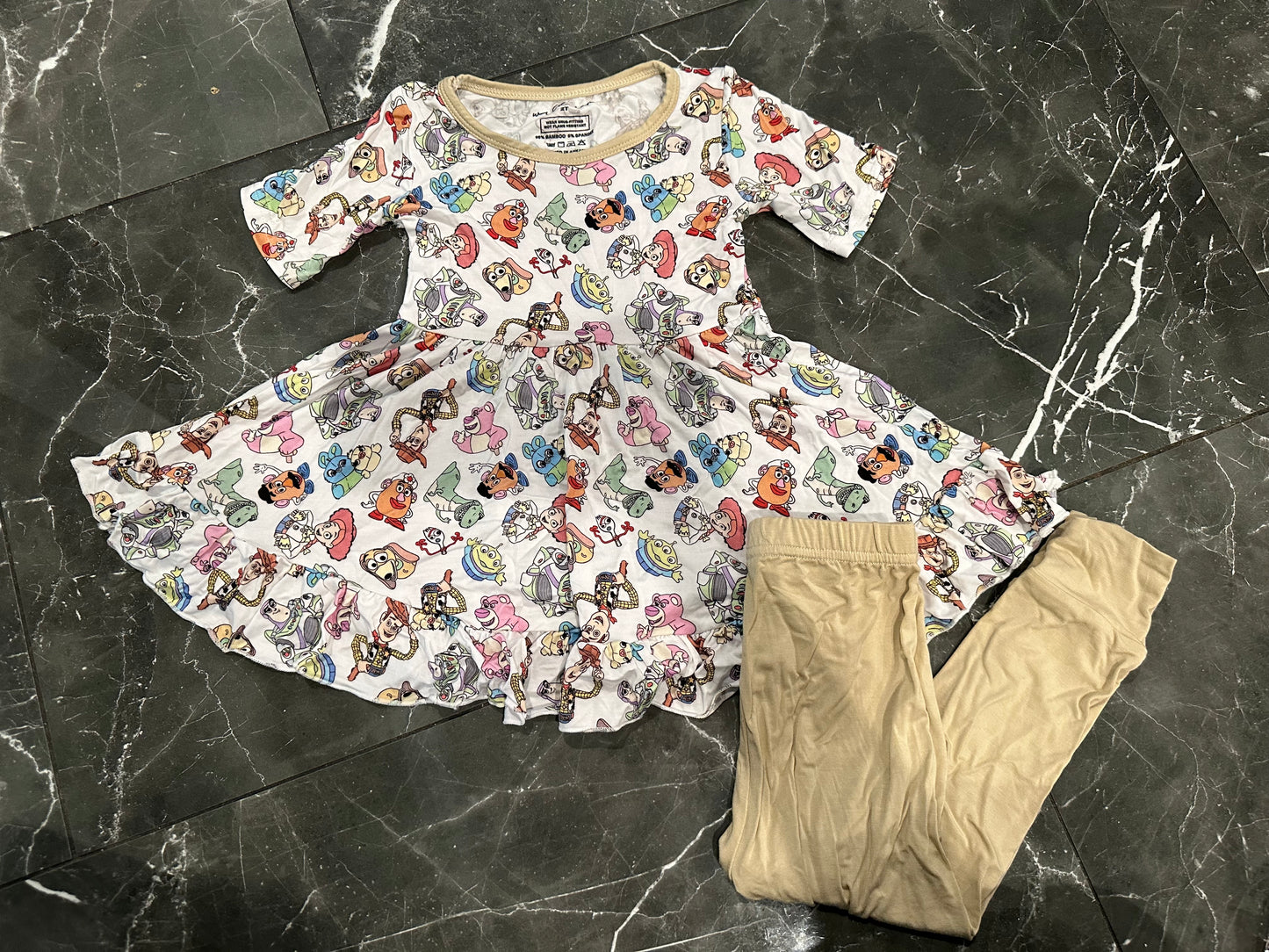 Story Friends Bamboo Peplum Set