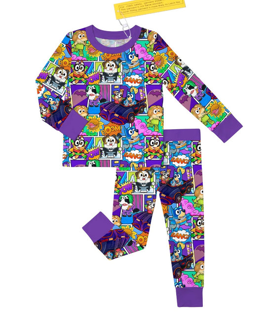 Bluey Comic Book 2 Piece Long Sleeve & Pants Set