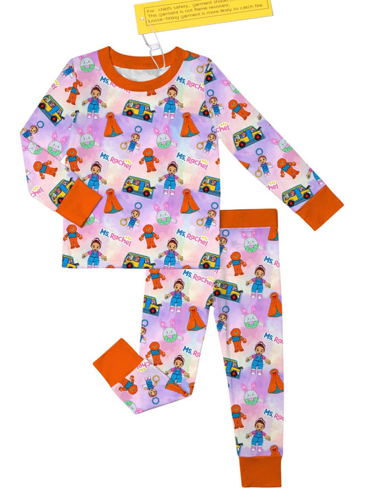 Ms. Rachel 2 Piece Long Sleeve & Pants Set