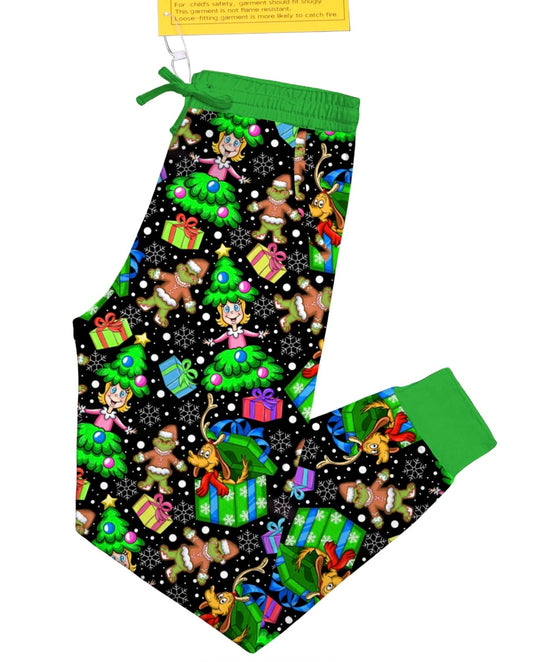 Mr. Grinch Adult Joggers
