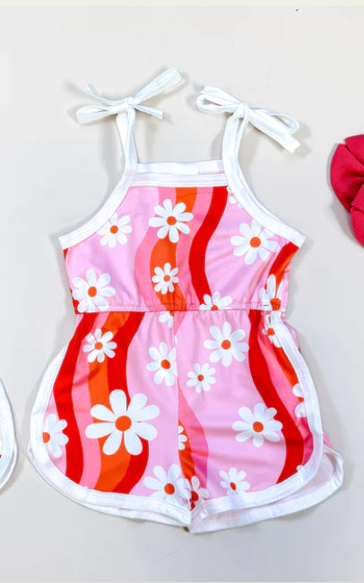 Iris Floral Romper