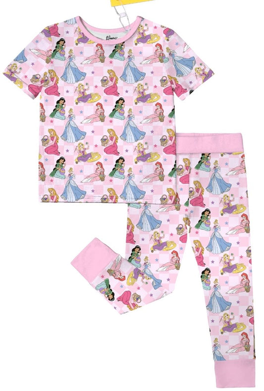 Princess Easter Bamboo 2 Piece Short Sleeve & Pants Set