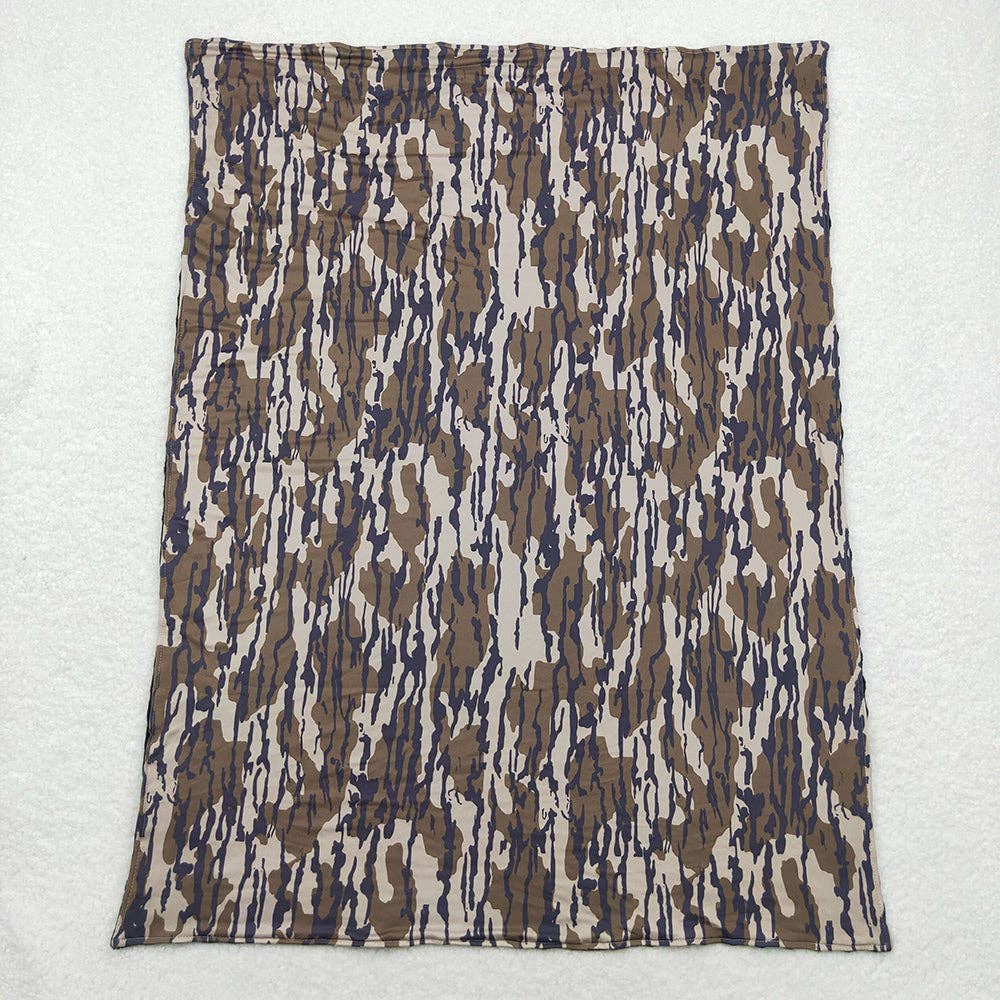 Bottomland Camo Minky Blanket