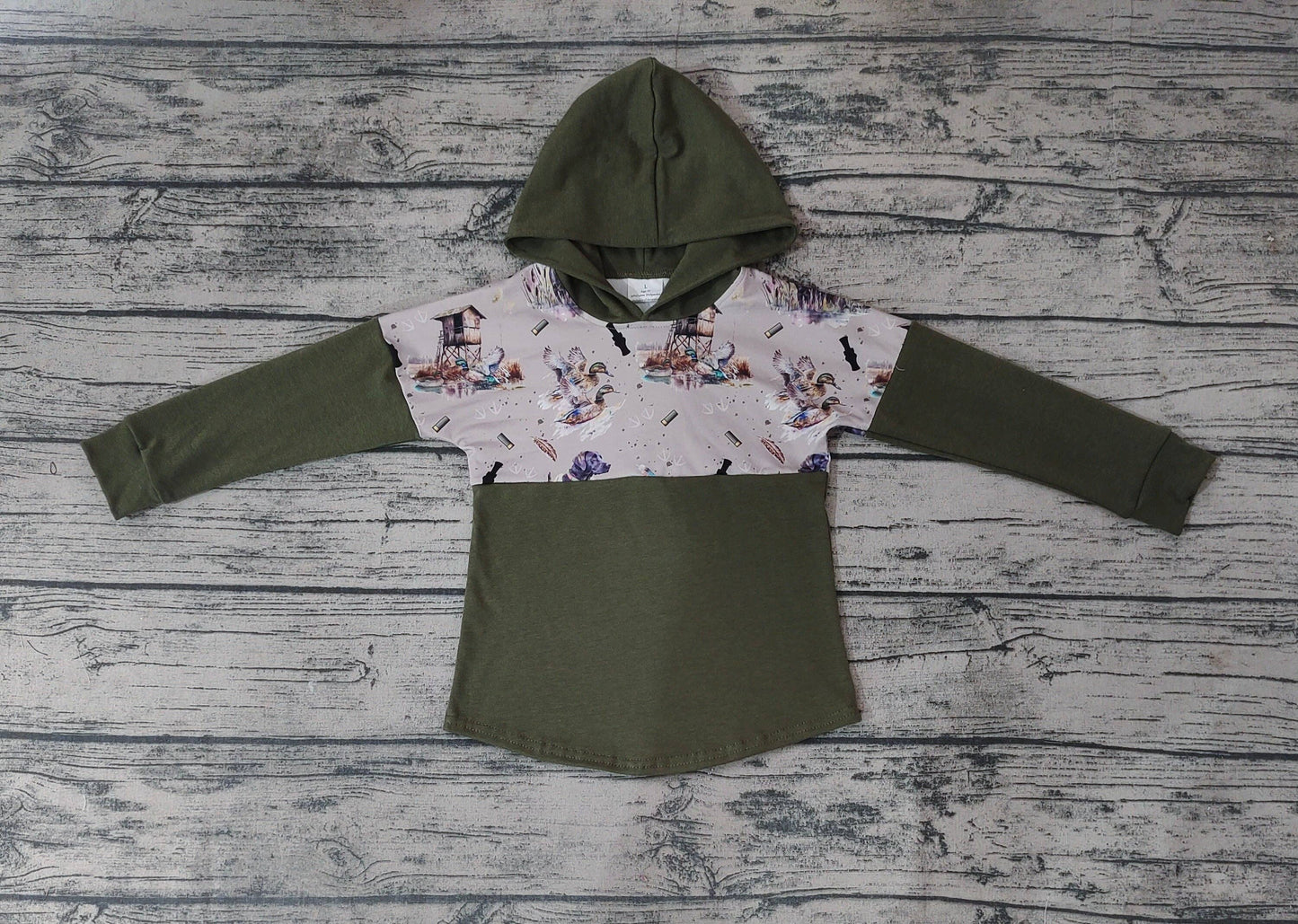 Green Duck Hunting Hoodie