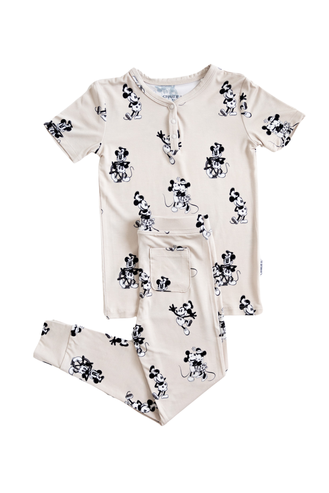 Steamboat Mickey| Two Piece Pajama Set | Bamboo