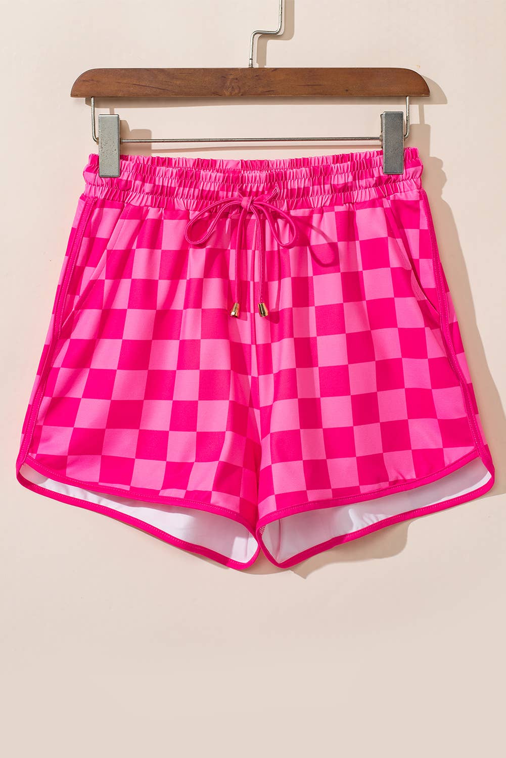 Bailey Checkered Drawstring Shorts