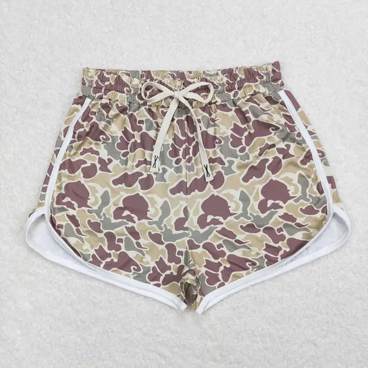 PREORDER WOMENS DRAWSTRING CAMO SHORTS