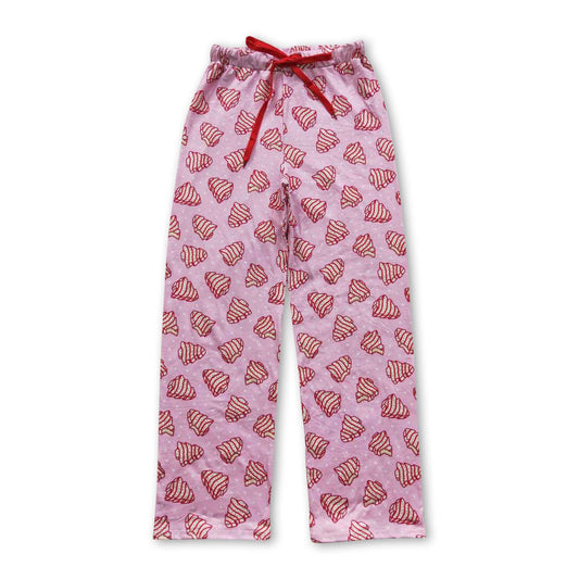 Christmas Tree Cakes Pink PJ Pants