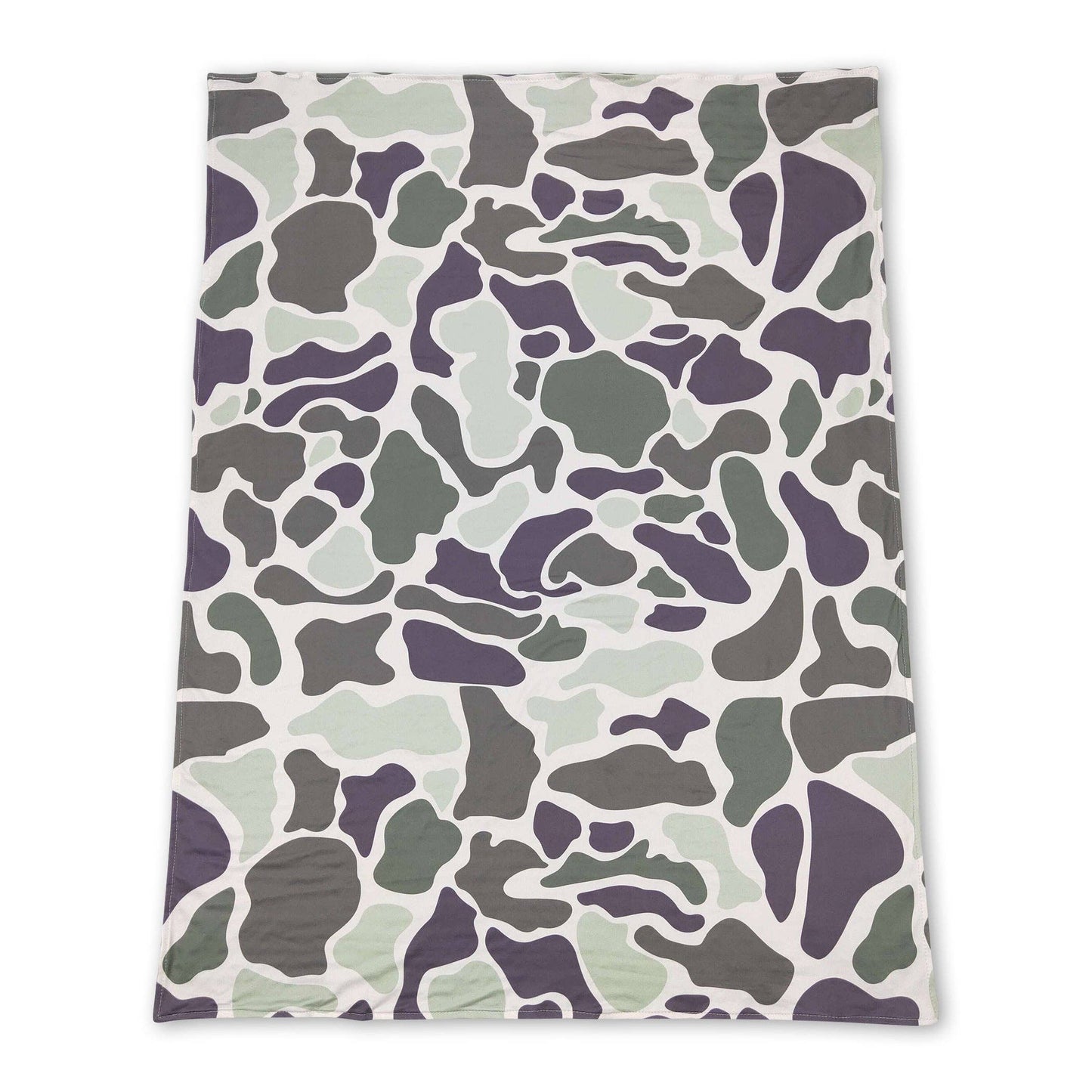 Green Old School Camo Minky Blanket PREORDER!