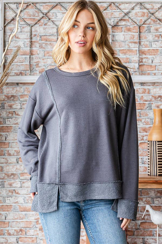 Serena Hi-Low Sweater - 2 COLORS!