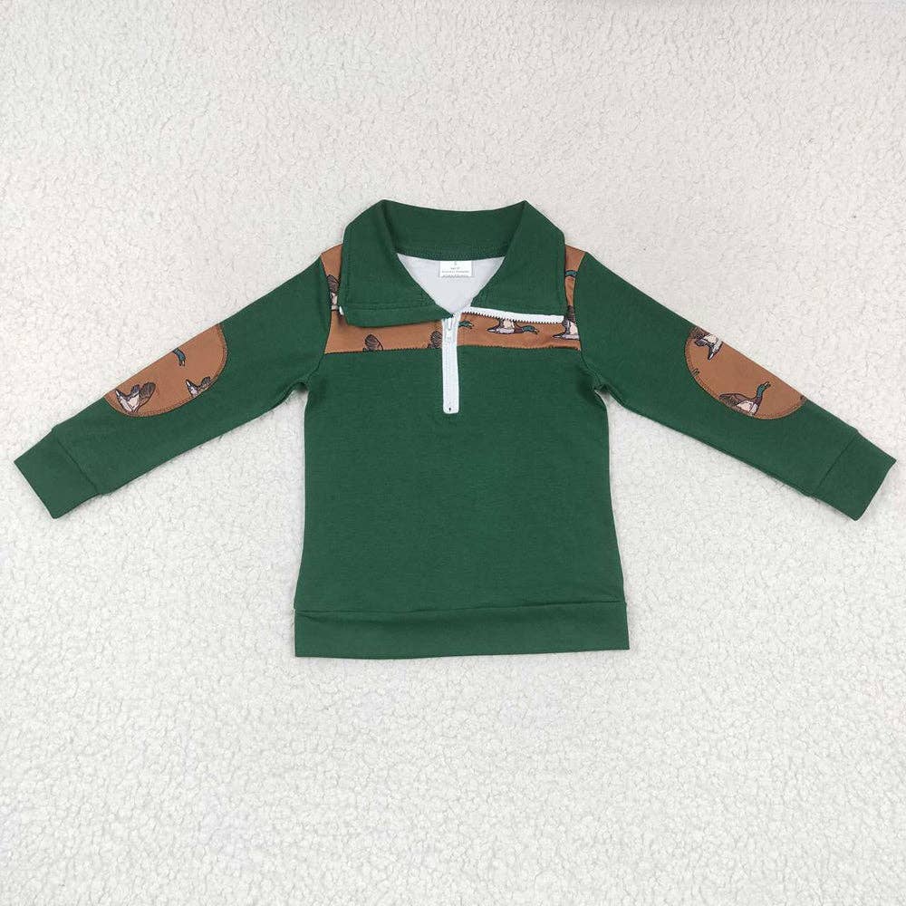 Green & Ducks Pullover