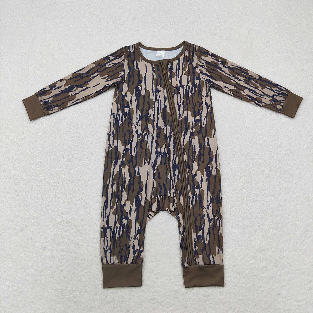 Bottomland Camo PJs - Zippy + 2 Piece Set