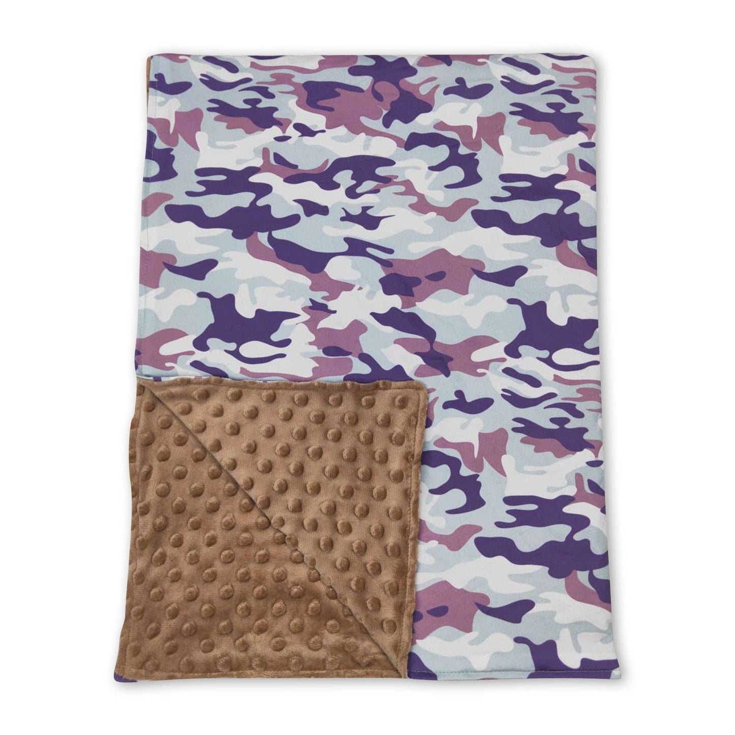 Brown Camo Minky Blanket PREORDER!