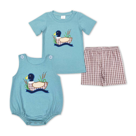 Embroidered Duck Outfit Set