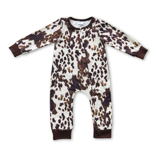 Cow Print Zippy