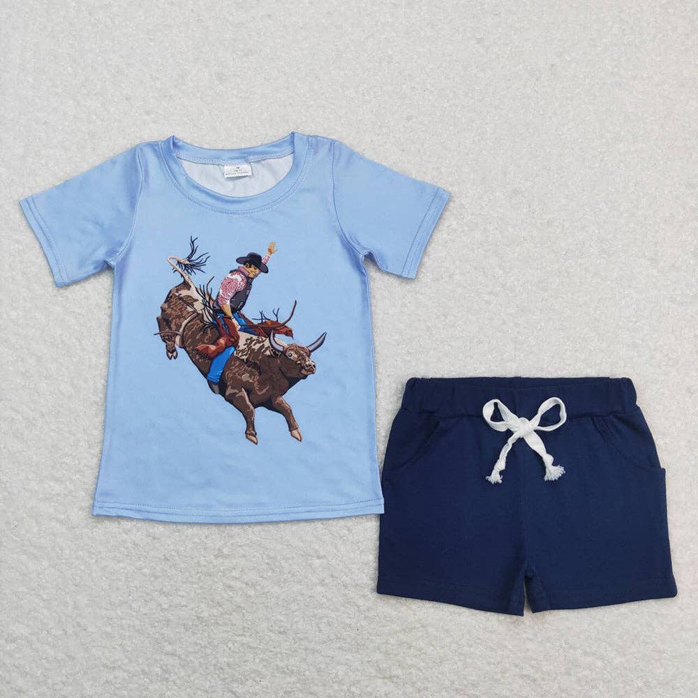 Rodeo Shirt & Shorts Set