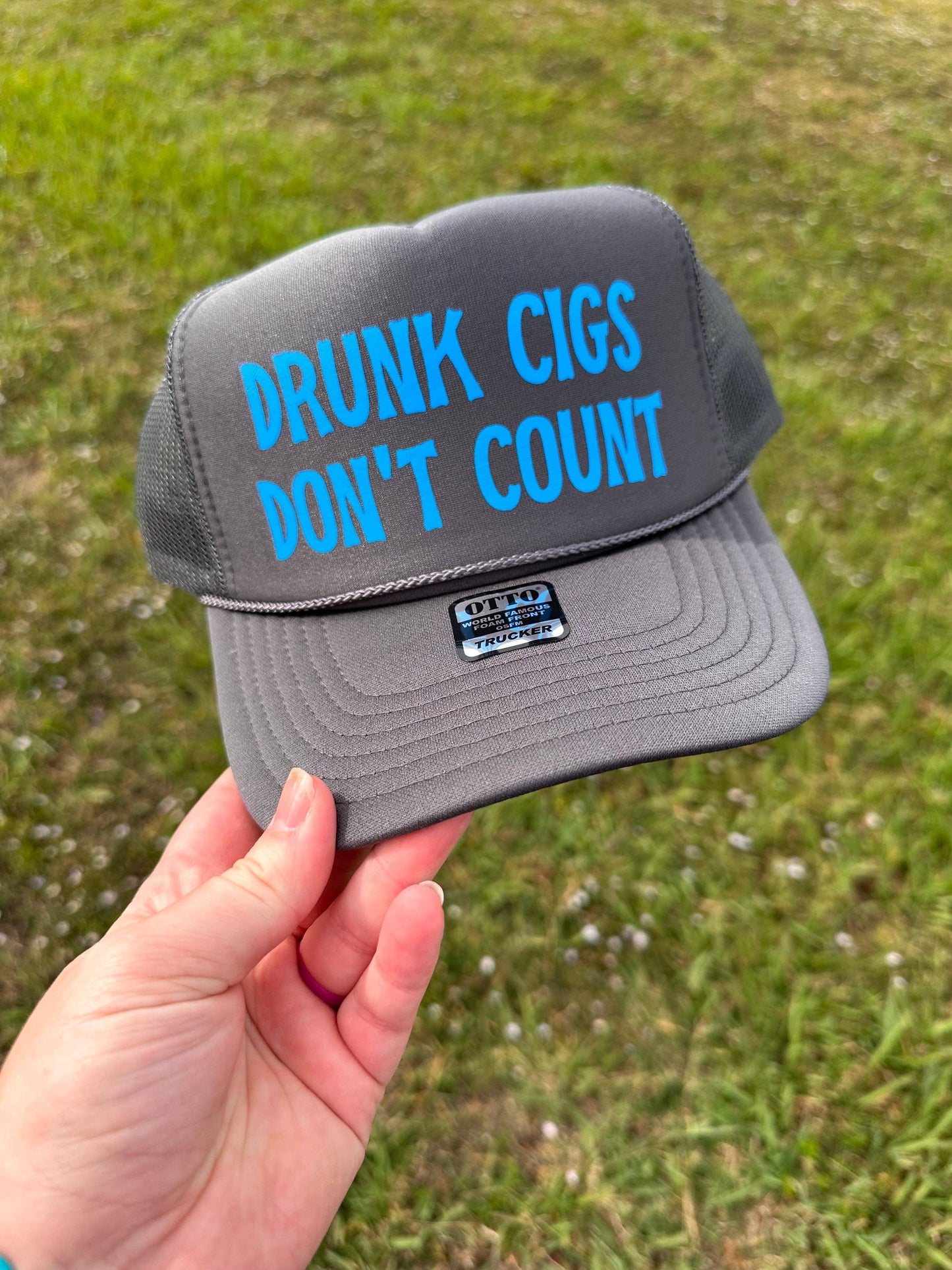 Drunk Cigs Foam Trucker